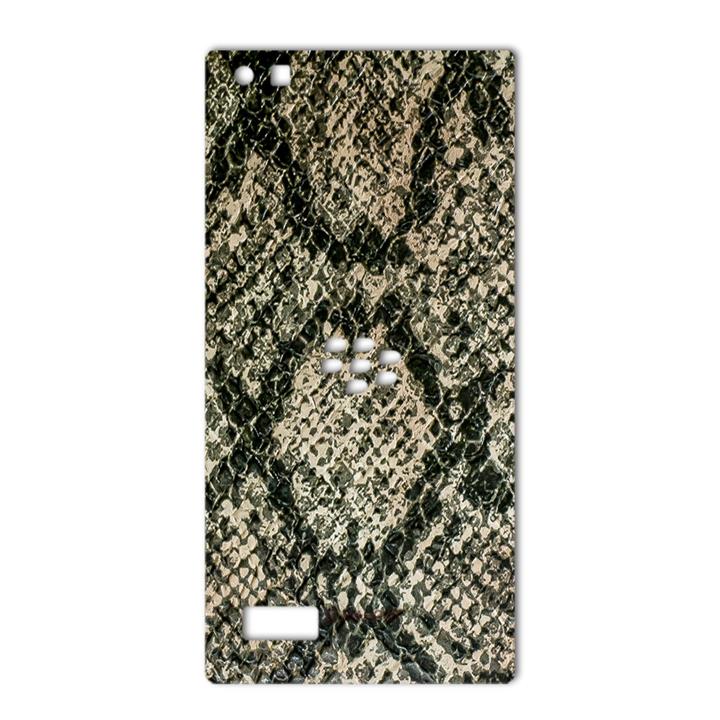 برچسب تزئینی ماهوت مدلJungle-python Texture مناسب برای گوشی  BlackBerry Leap MAHOOT Jungle-python Texture Sticker for BlackBerry Leap
